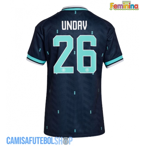 Camisa de time de futebol Alemanha Deniz Undav #26 Replicas 2º Equipamento Feminina Mundo 2026 Manga Curta